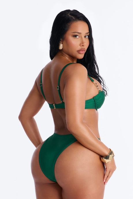 Green Underwire Bikini