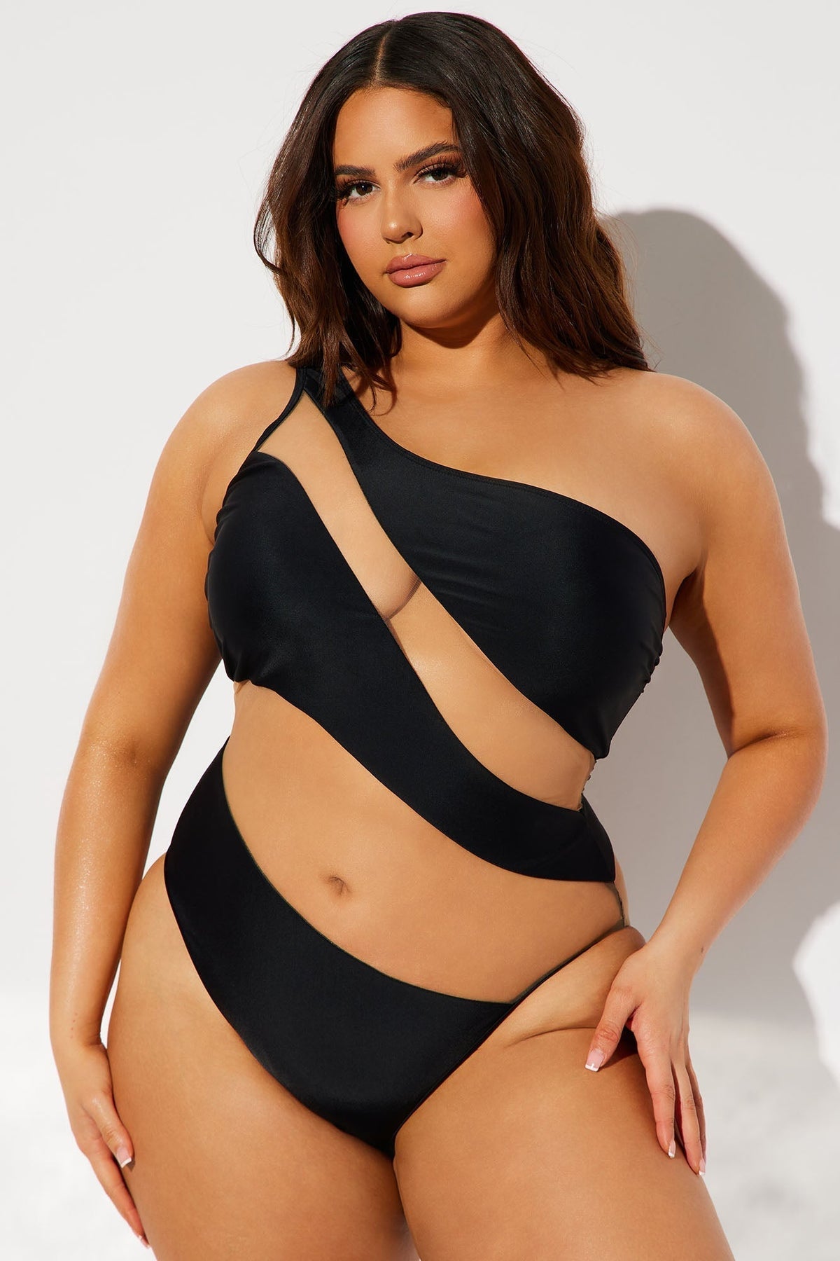 Mesh Cutout One-Piece