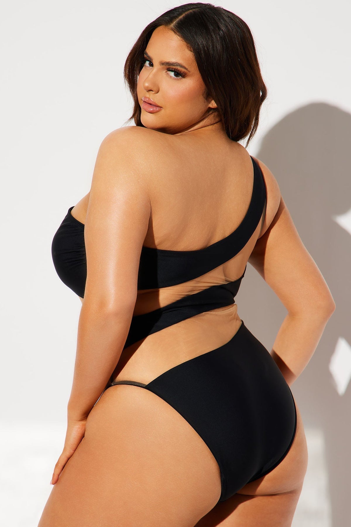 Mesh Cutout One-Piece