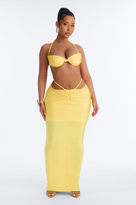 Jordan Twist Detail Maxi Skirt Set