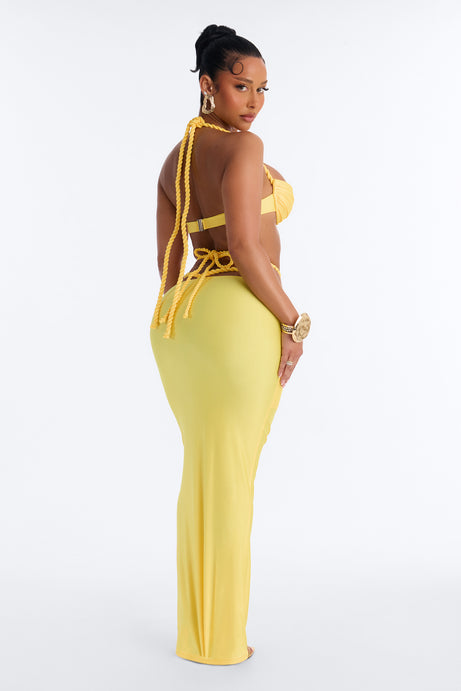 Jordan Twist Detail Maxi Skirt Set
