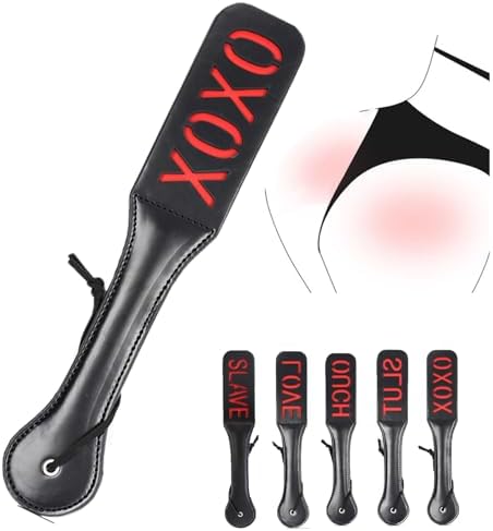 Double Layer Spanking Paddle PU Leather BDSM Whip Punishing Slave Fetish Role Play Erotic Sex Toy (Slave)|B0DPTZJV89