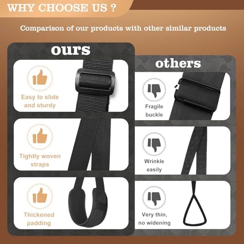 BDSM Sex Bondage Bed Restraint Adjustable Neck to Thigh Restraints with Hand to Ankle Sex Harness Sling, Detachable Handcuffs & Ankle Cuffs with Cross Buckle,Ideal for Couples & Adult Beginner Sex Toy|B0F5PVMJZB