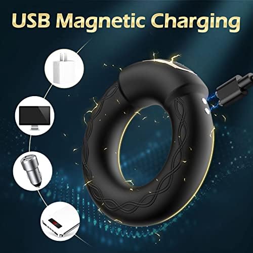 Vibrating Cock Ring, 9 Vibrations with Heating Penis Ring Vibrator Sex Toys for Men, Adult Toys Vibrating Penis Ring, Male Sex Toy for Couples, Cock Ring Vibrator, Adult Sex Toys & Games|B0C32Y98PY