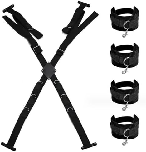 BDSM Spreader Bar Door Bondage Sex Restraints Kit with Position Straps Door Frame Bondage Kit SM Toys Sex Furniture for Bedroom Bondage Gear & Accessories|B0CP3RBXCQ