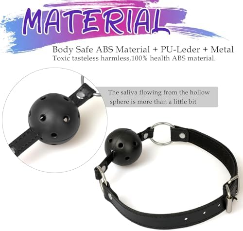 Sex Bondage BDSM Bondaged Restraints Set Sex Toy with Breathable Ball Gag Nipple Clamp Clitoris Clip & Analplug Included Adults SM Games Sex Toys for Couples|B0CGWRV1JP