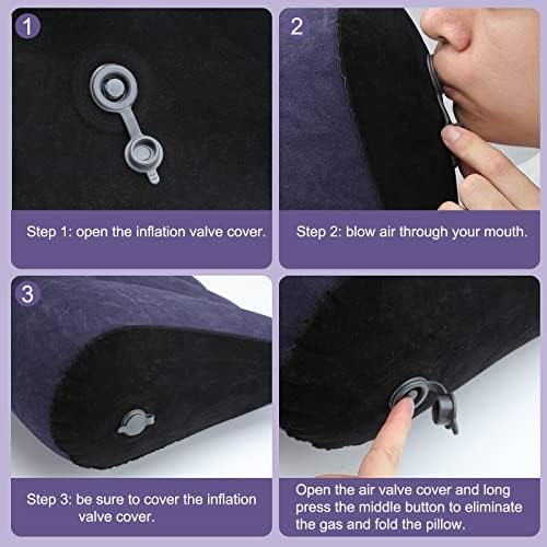 Sex Toys Adult Toys Pillow Position Cushion Triangle Inflatable Furniture Couples Toy Positioning for Deeper Position Support Pillow Men Women for Couples|B093C6PSCS