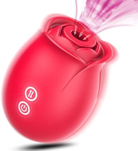 Sex Toys Rose Dildo Vibrator - Upgraded Adult Toys with 5 Sucking & Vibrating Modes for Women Clitoral Nipple, Rose Sucker Sex Toy Clitoral G Spot Vibrators for Woman Couples Adult Sex Games|B0BB1VX77W