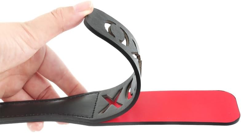 Double Layer Spanking Paddle PU Leather BDSM Whip Punishing Slave Fetish Role Play Erotic Sex Toy (Slave)|B0DPTZJV89