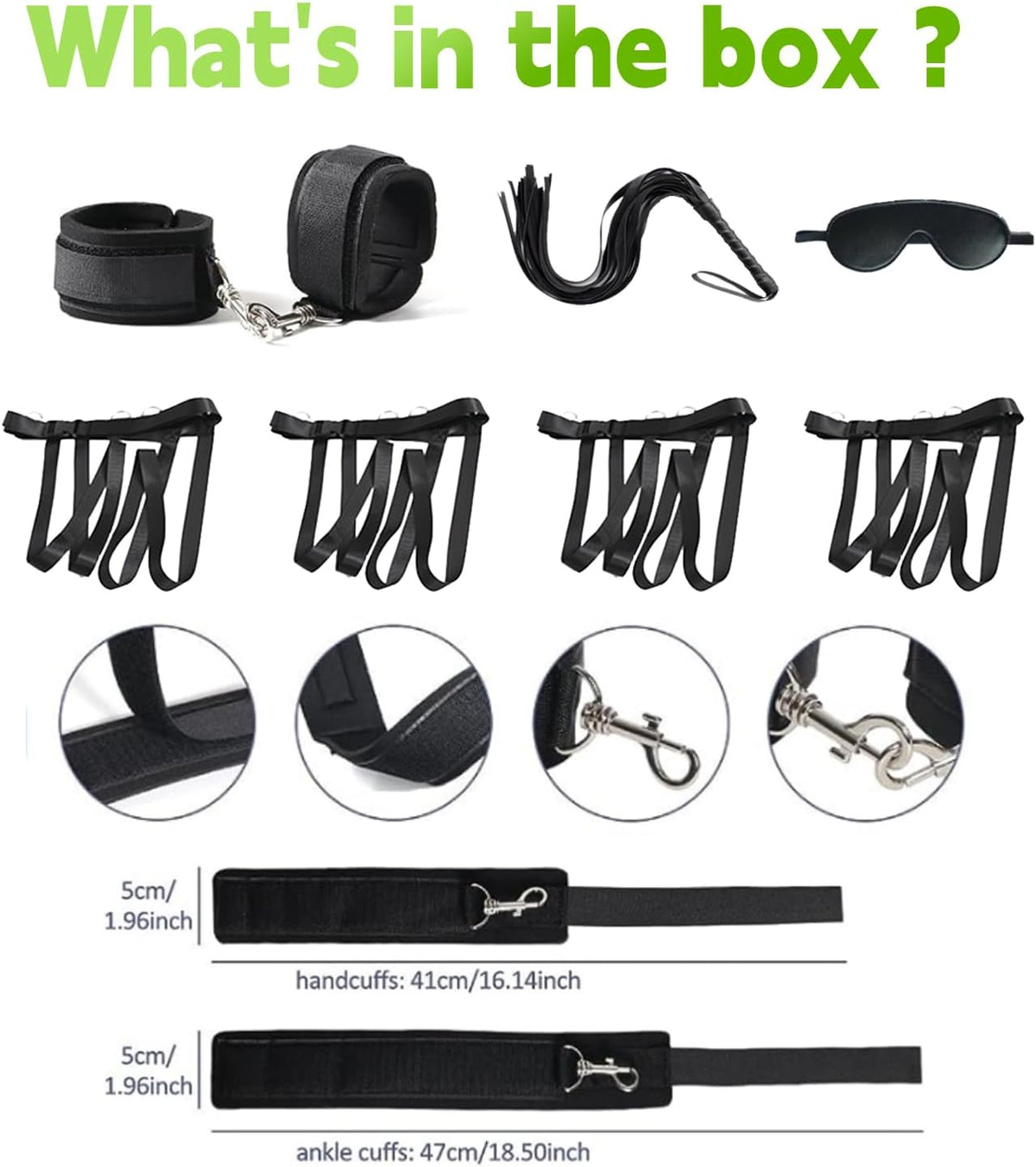 Premium 10-Piece Adjustable Strap & Accessory Kit