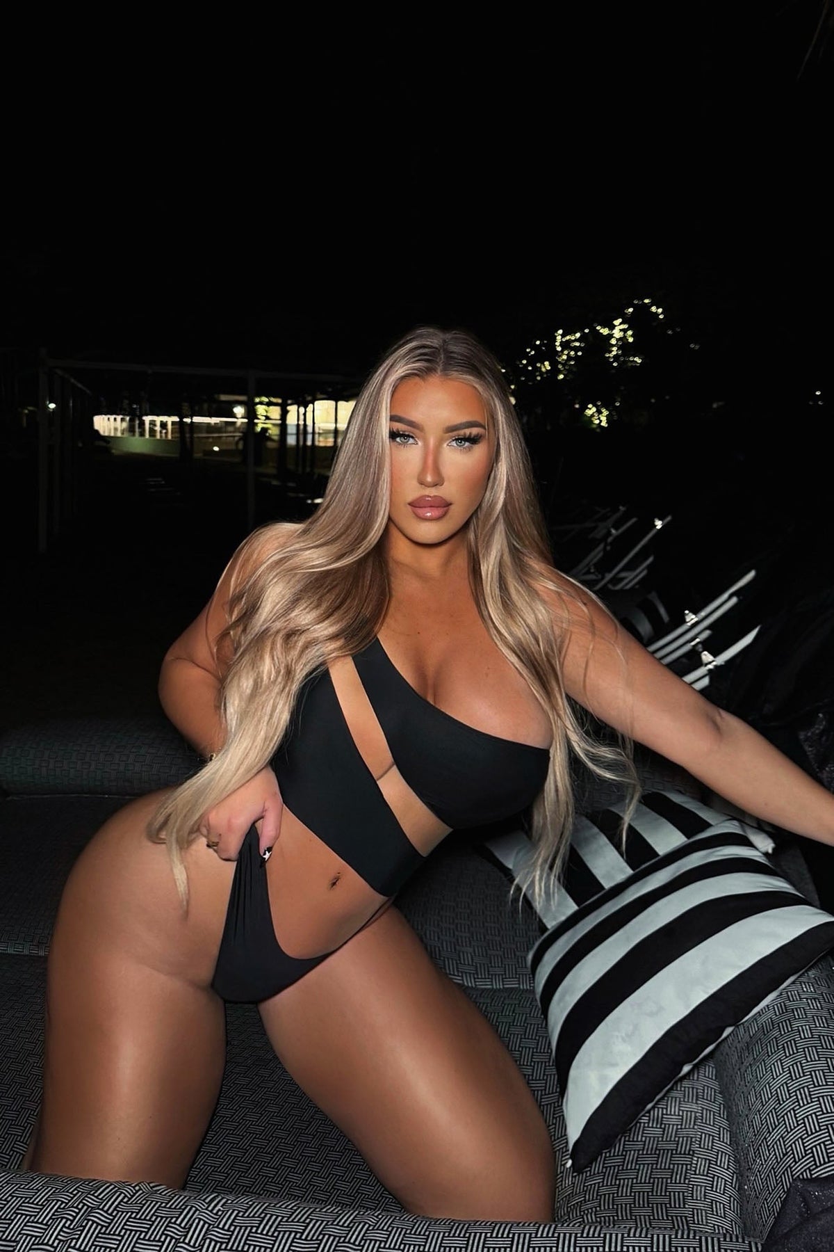 Mesh Cutout One-Piece