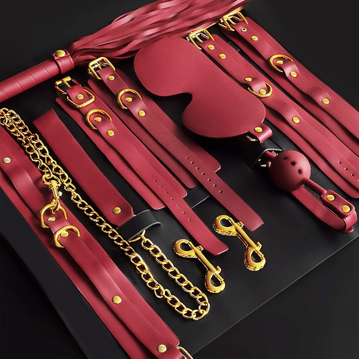 Premium Leather Cuff Collection – 6 Piece