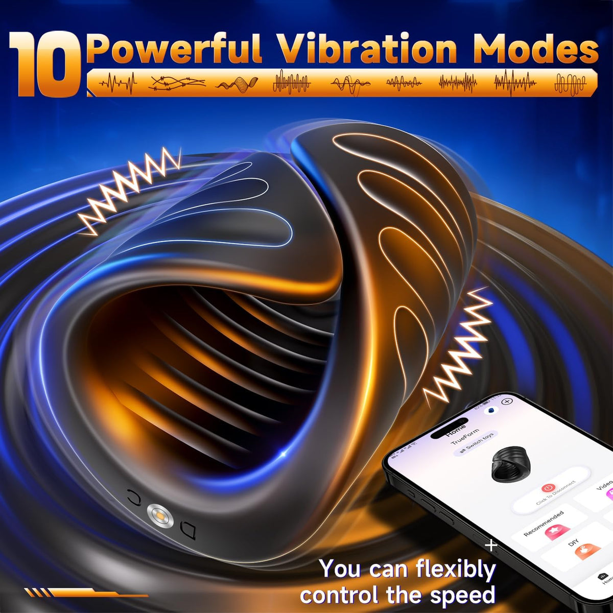 App-Controlled Male Vibrating Massager