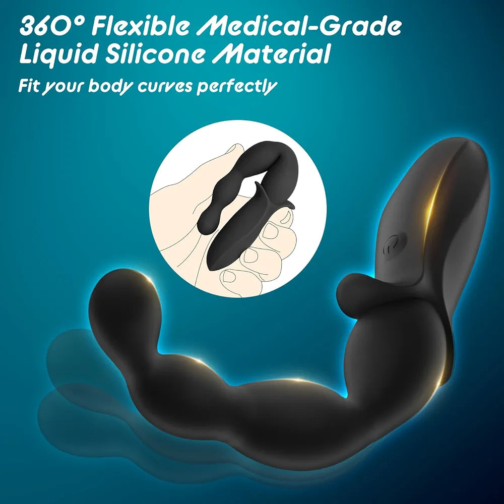 Silicone Vibrating Anal Beads