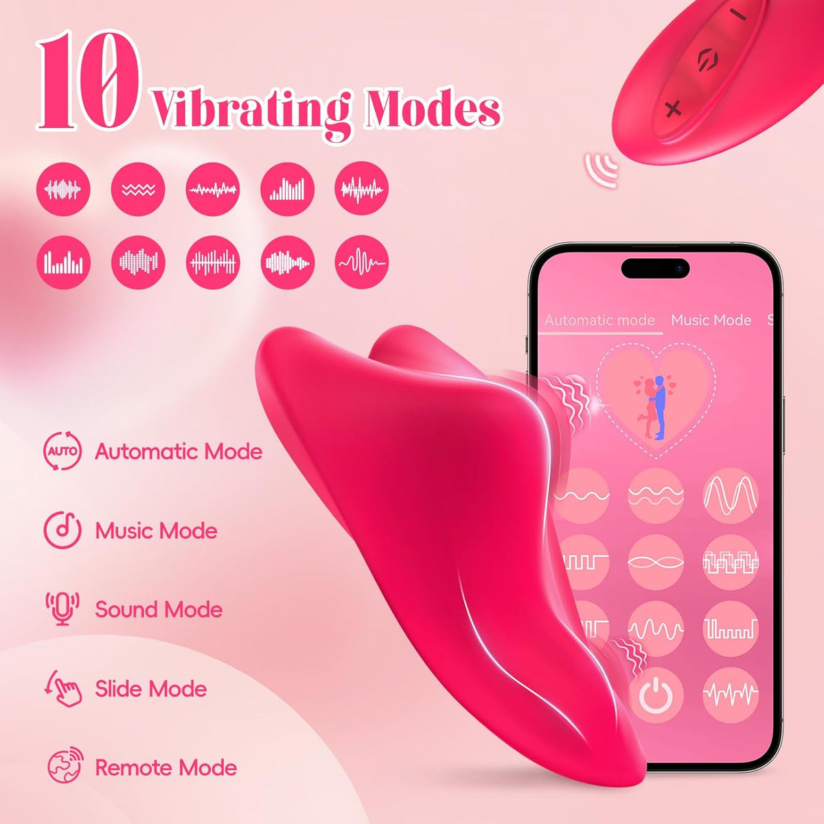 Wearable Smart Wellness Massager with Remote & App Control