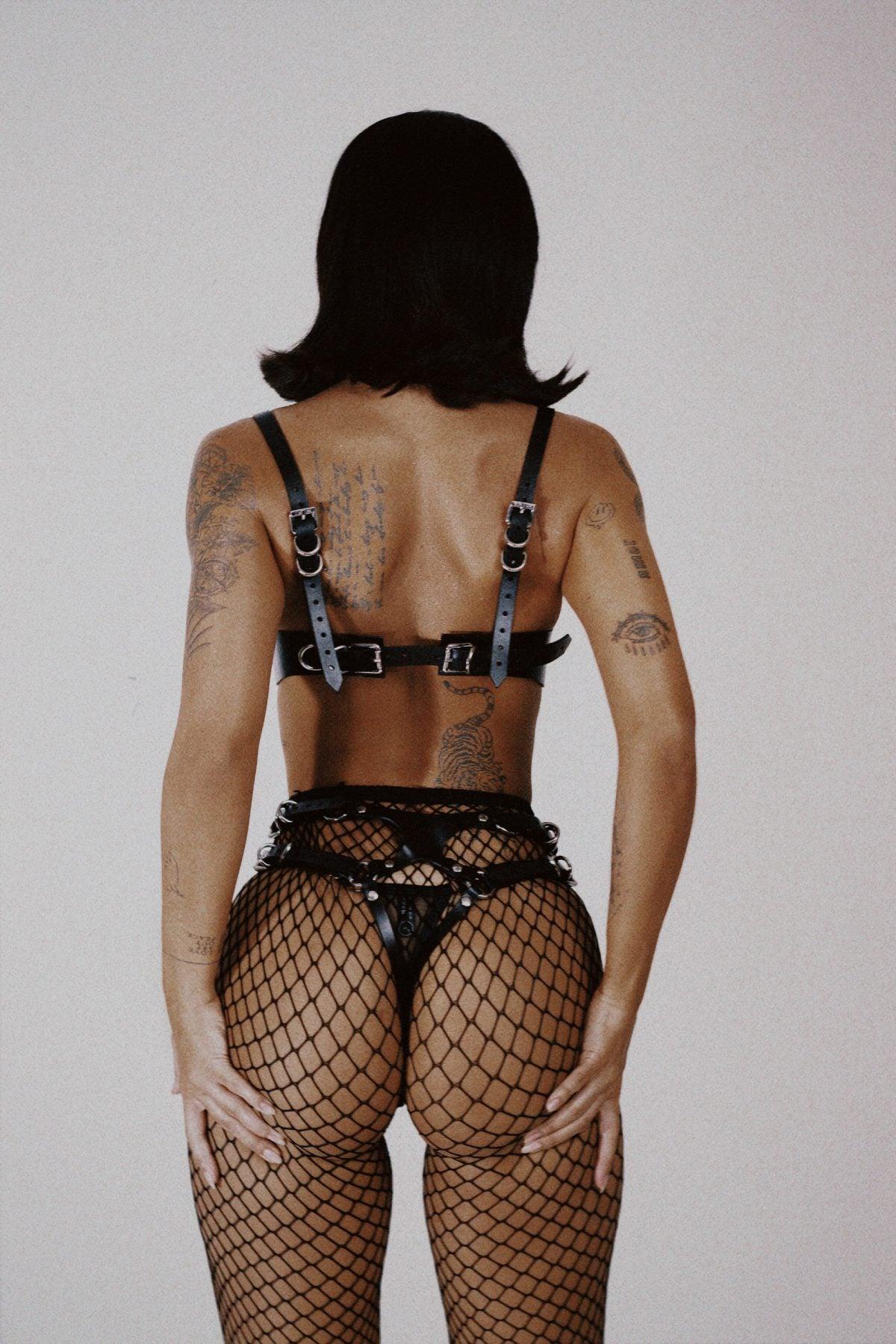 Fishnet Open Crotch Tights