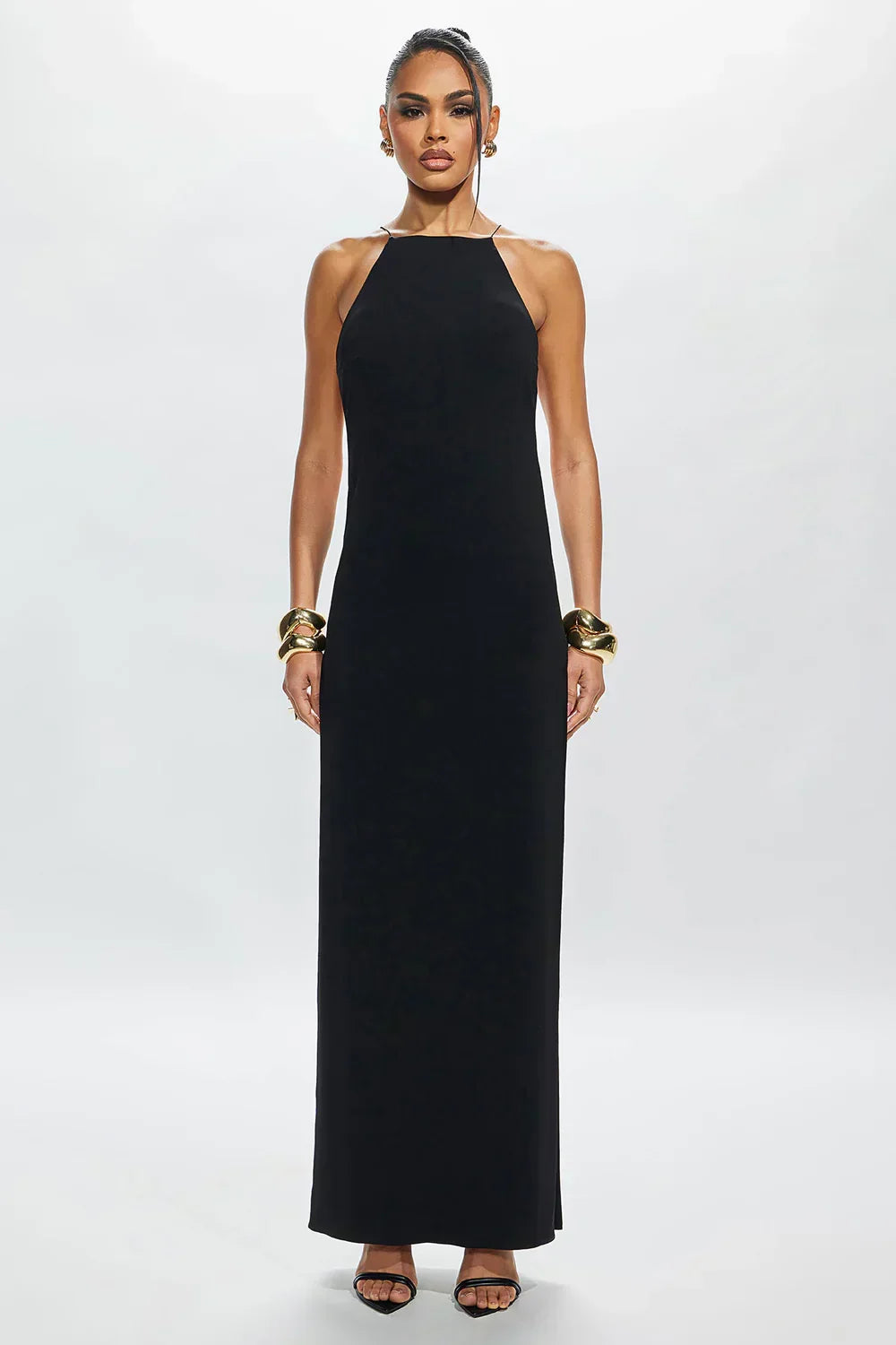 Elegance Sculpt Maxi Dress