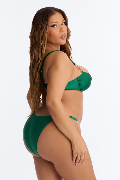 Green Underwire Bikini