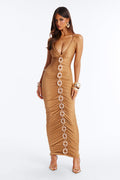 Giselle Ruched Maxi Dress