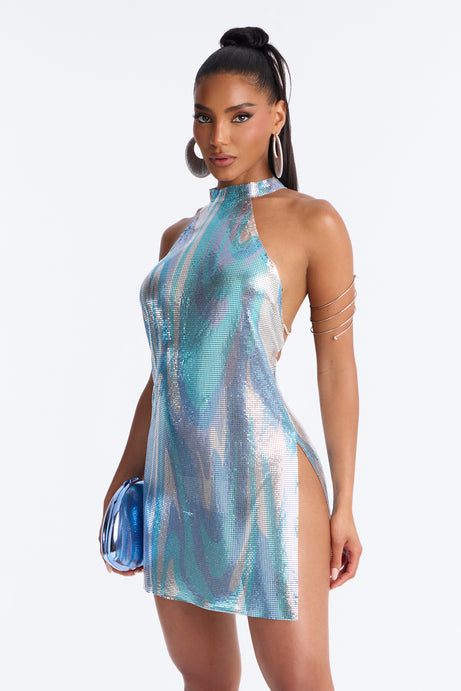 Top Tier Only Chainmail Mini Dress