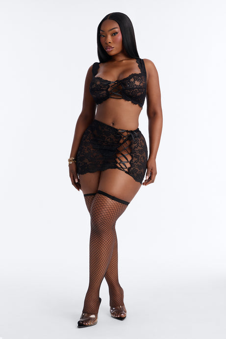 Black Lace 3-Piece Set
