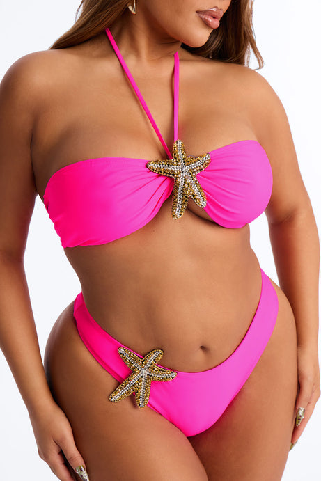 Jenny 3D Starfish Bandeau 2 Piece Bikini