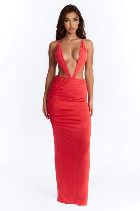 Eyes Up Here Maxi Dress