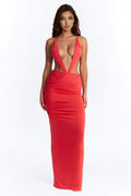 Eyes Up Here Maxi Dress