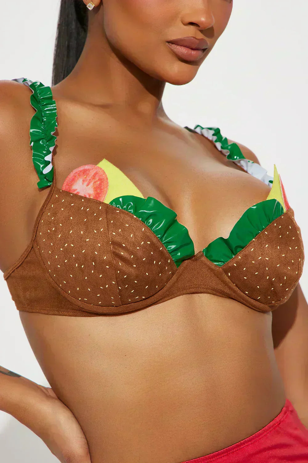 Burger Babe 3-Piece Costume Set