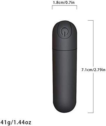 G Spot Bullet Vibrator Nipple Clitorals Stimulator USB Rechargeable for Travel - 10 Modes Portable Waterproof Mini Vaginal Anal Massager Adult Sex Toys for Women(Black)|B07G6Z6L9H