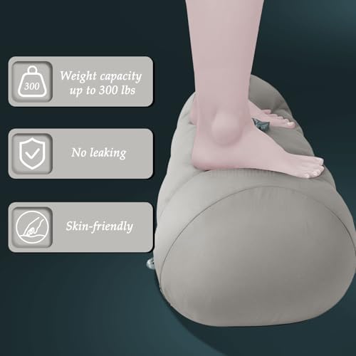 Sex Pillow Couples Sex Toys, Heart Shaped Inflatable Cushion Furniture for Bedroom Dildo Mount, Upsize Pillow with Bondage Cuffs, Cross Strap, Nipple Clamps BDSM Kit|B0D1KY671M