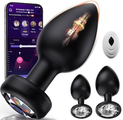 Anal Plug Vibrating Butt Plug, Adult Sex Toys 3PCS Silicone Anal Plugs, Anal Sex Toys with Remote Control 10 Vibrating Vibrator for Men, Anal Toys Adult Sex Toy & Games Prostate Massager|B0DC62HZ9G