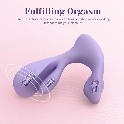 Tracy's Dog Vibrator for Women - Wearable Sex Toys with Clitoral Grinding & G-Spot Rotation for Dual Stimulation, 10 Vibration & 3 Rotation Modes, Remote Control Adult Toy for Solo & Couples, Swirlii|B0DG27ZZ7N