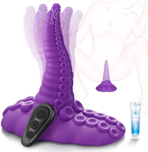 Sex Toys Riding Monster Dildos - Adult Toys Fantasy Tentacle Dildo Vibrator with 10 Modes for G Spot Vagina Anal Stimulation, Vibrating Suction Cup Vibrator Silicone Dragon Dildo, Adult Sex Toys Games|B0DJ27MXM7