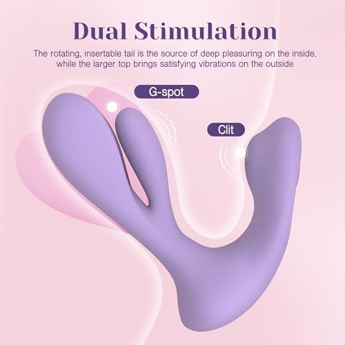 Tracy's Dog Vibrator for Women - Wearable Sex Toys with Clitoral Grinding & G-Spot Rotation for Dual Stimulation, 10 Vibration & 3 Rotation Modes, Remote Control Adult Toy for Solo & Couples, Swirlii|B0DG27ZZ7N