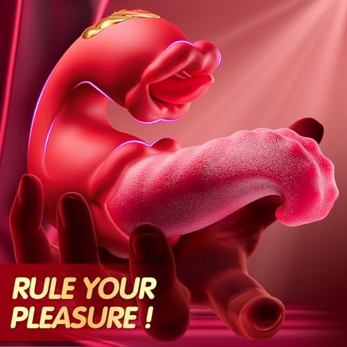 Sex Toys Realistic Tongue Vibrator for Women – 10 Licking Clitoral & 10 Swing Vibration Modes, AAVibe Rose Toy Thrusting Vibrators Dildo, Adult Toy Stimulator Pleasure Tools for Female Couples Games|B0D6GF9Q14