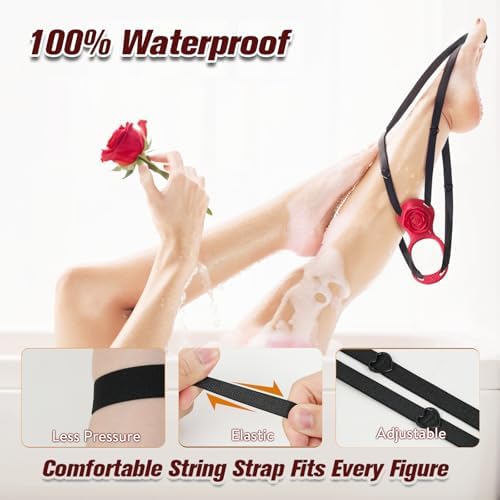 Couples Rose App Remote Control Wearable Vibrator, Couple Women Adult Sex Toys Games for Men, Hands Free Panty Clitoris Vibrator Vibrating Cock Ring, ZOOPLOU BDSM Female Sex Toy Clitoral Stimulator|B0F2F6RSZP