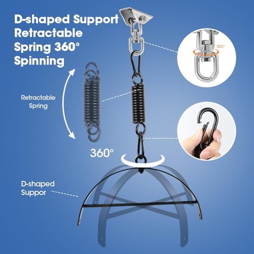 Adult Toy Sex Swing 360° Spinning – 2-in-1 BDSM Sex Toy with Premium Stand & Thick Padded Straps – Adjustable Bondage Restraints for Couples, Erotic Leather Swing Kit|B0D4V1TYMK