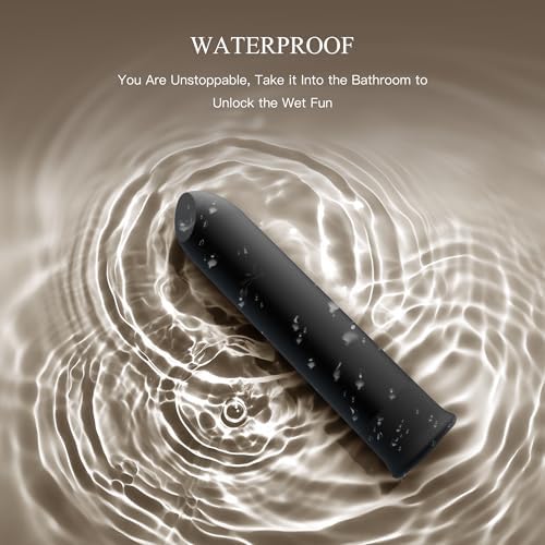Bullet Vibrator with Angled Tip for Precision Clitoral Stimulation, Discreet Rechargeable Lipstick Vibe with 10 Vibration Modes Waterproof Finger Vibrator Nipple G-spot Stimulator Sex Toys for Women|B0838YZ692