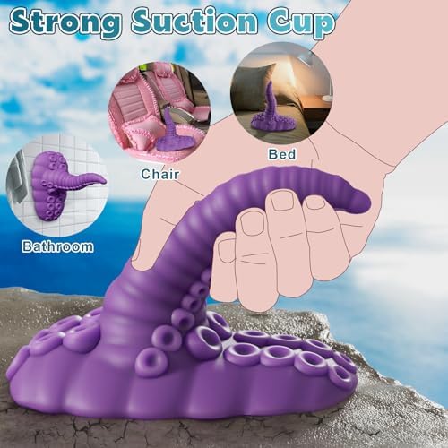 Sex Toys Riding Monster Dildos - Adult Toys Fantasy Tentacle Dildo Vibrator with 10 Modes for G Spot Vagina Anal Stimulation, Vibrating Suction Cup Vibrator Silicone Dragon Dildo, Adult Sex Toys Games|B0DJ27MXM7