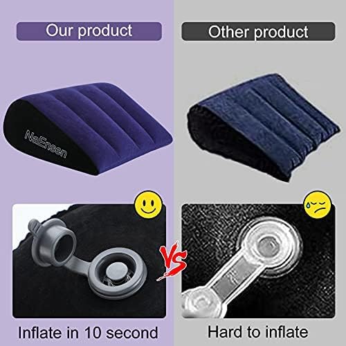 Sex Toys Adult Toys Pillow Position Cushion Triangle Inflatable Furniture Couples Toy Positioning for Deeper Position Support Pillow Men Women for Couples|B093C6PSCS