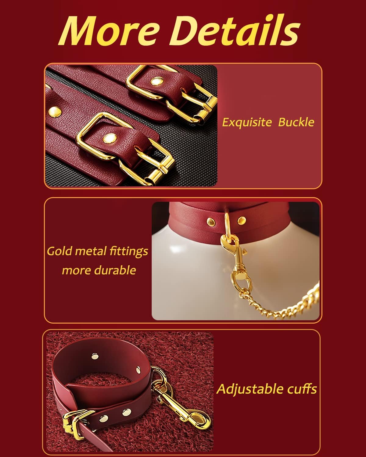 Premium Leather Cuff Collection – 6 Piece