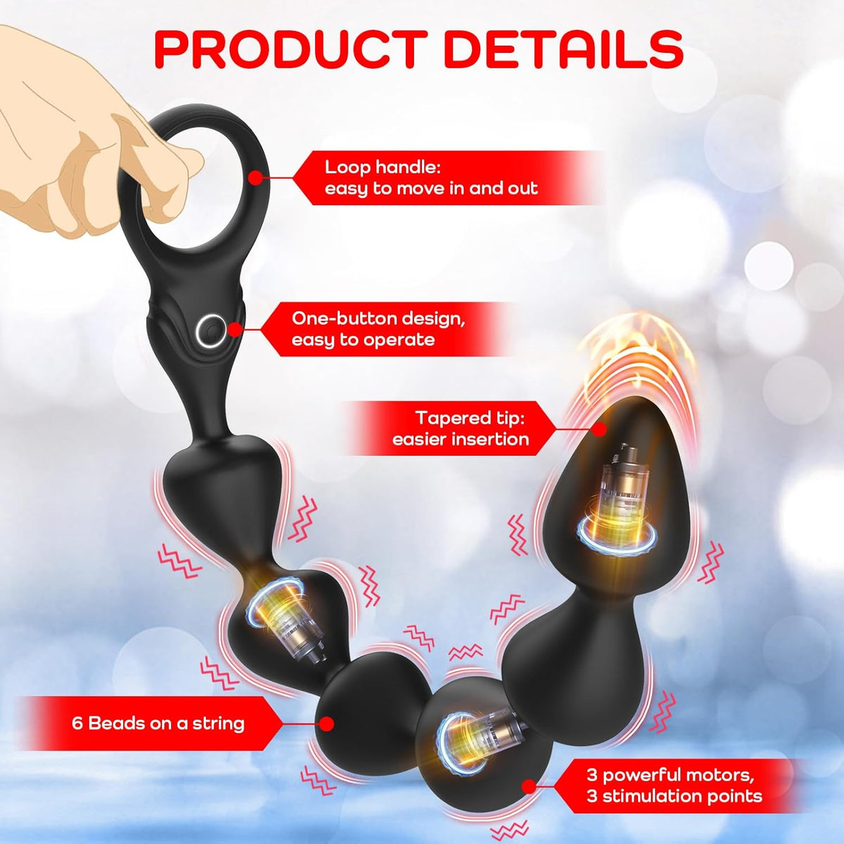 Ultra-Soft Vibrating Wellness Beads
