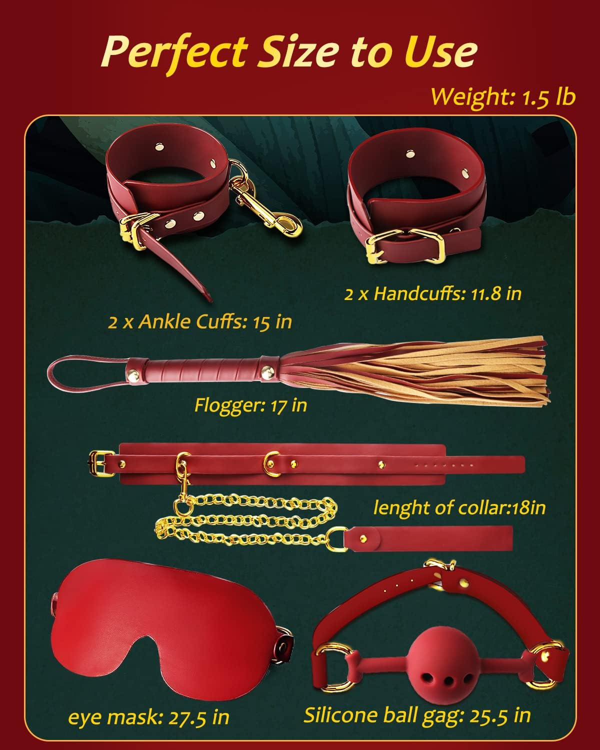Premium Leather Cuff Collection – 6 Piece