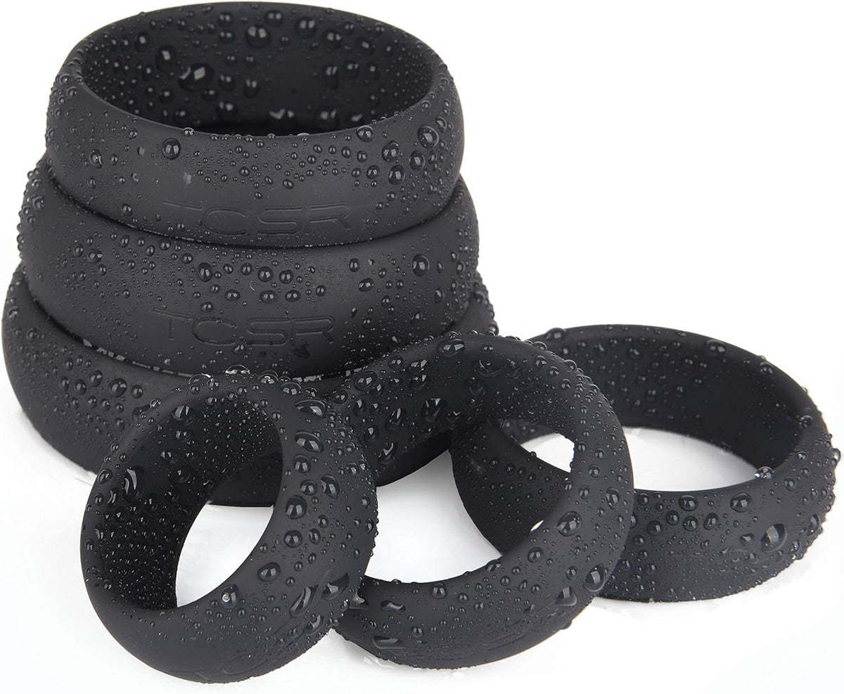 TCSR 6-Piece Silicone Ring Set