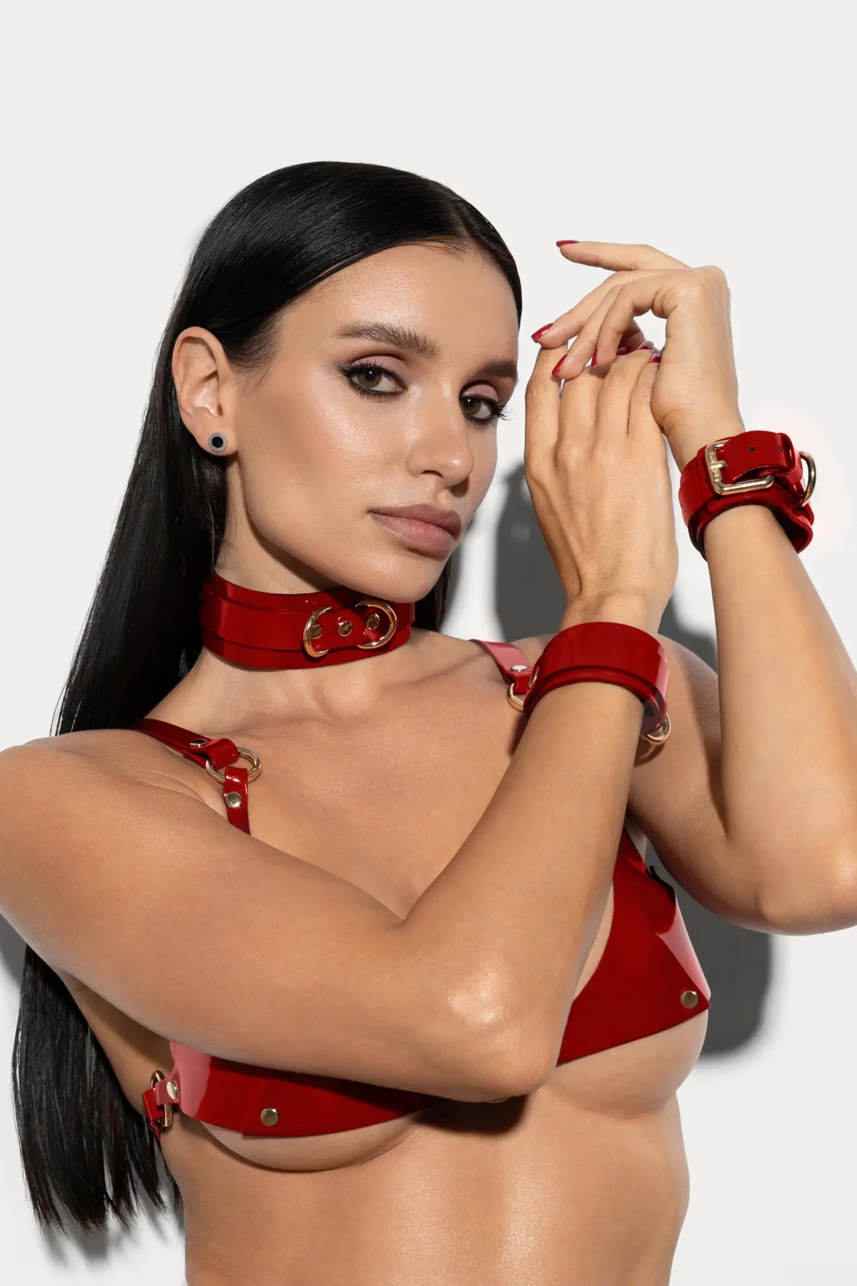 Bonny Lacquer Leather Bracelets